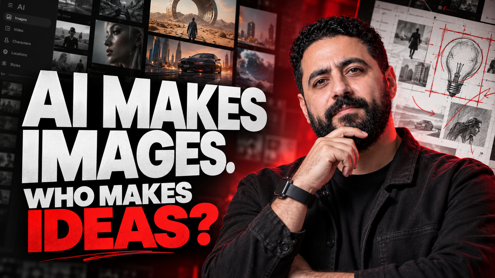 AI Makes Images. Who Makes Ideas?